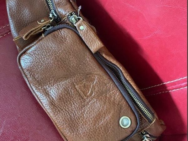 NEW-Leather Waist Bag - Main image