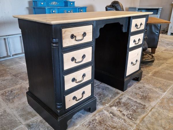 Vintage pine desk - Main image