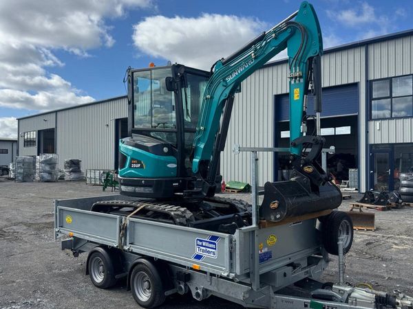 Sunward 25UF and Ifor Williams Trailer - Main image