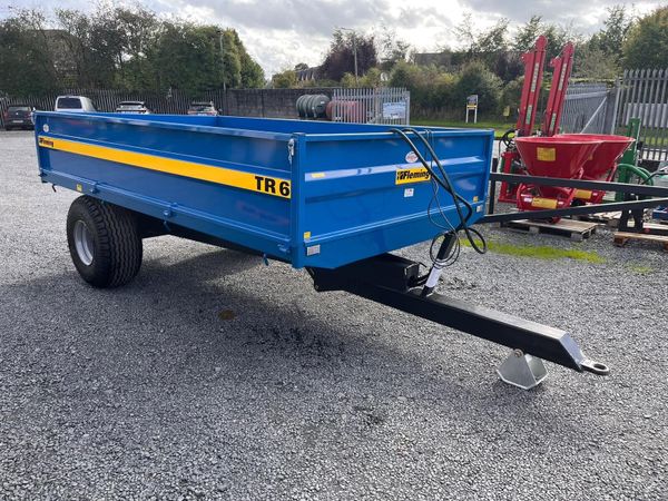 Fleming 12x7 Tipping Trailer- In Stock Now - Main image