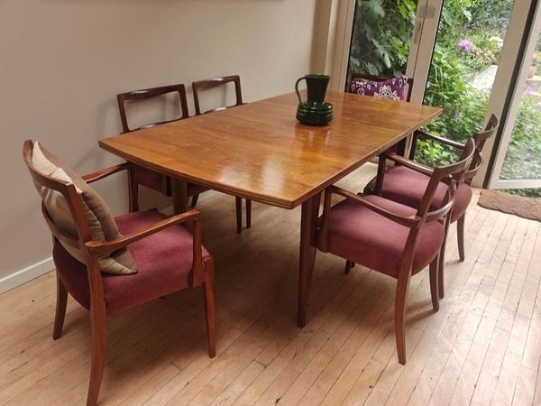 Alfred Cox Dining Table & 6 Chairs - Main image