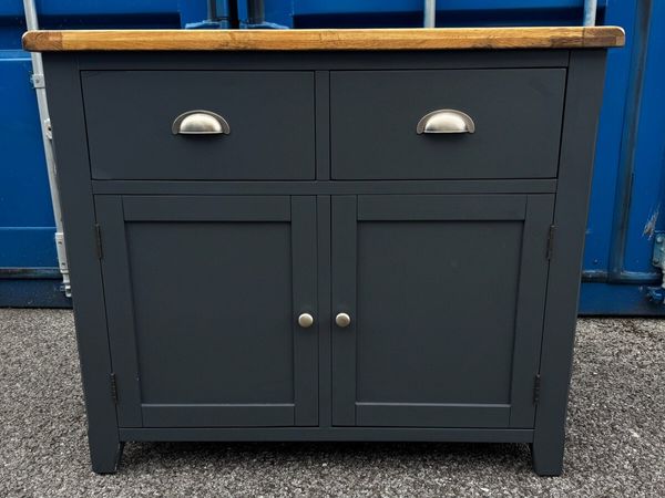 Oak 2 Door Sideboard Ex Display Like New - Main image