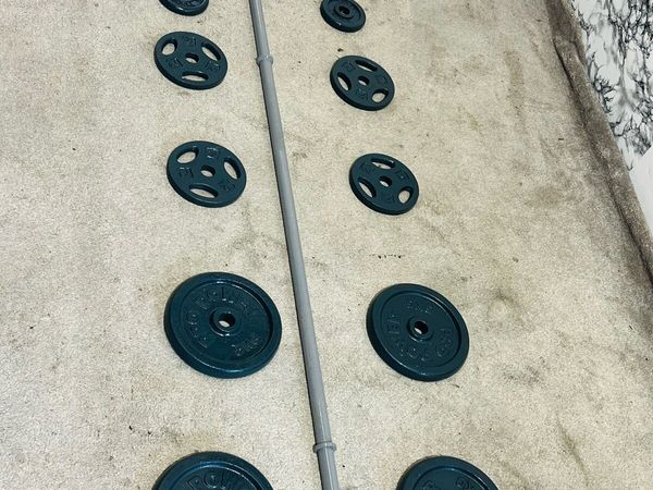 IRON WEIGHTS BARBELL SET - Main image