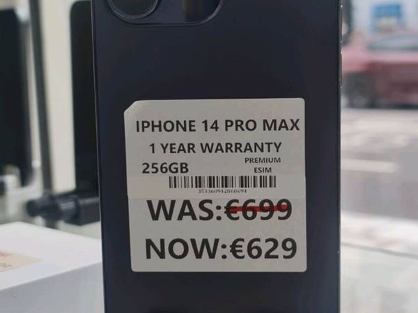 IPHONE 14PRO MAX 256GB PREMIUM 1 year warranty - Main image