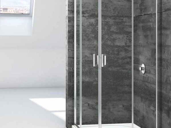900mm Merlyn Mbox Double Quadrant Shower Doors - Main image