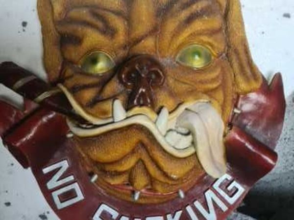 Novelty NO SMOKING sign made of fiberglass strong - Main image