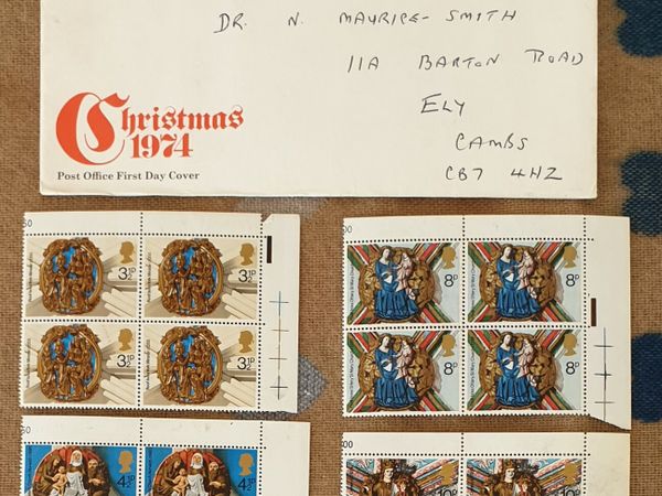 UK 1st Day Cover & Blocks 1974 - Main image