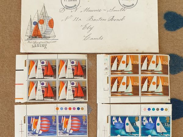 UK 1st Day Cover & Blocks 1975 - Main image