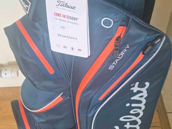 Brand New Titleist STADRY WATERPROOF CART BAG - Main image