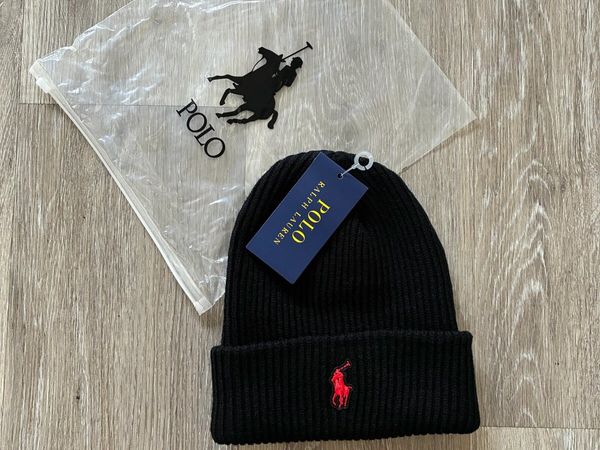 Black and red Ralph Lauren beanie - Main image