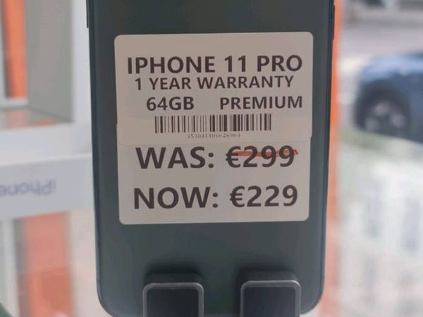 IPHONE 11 Pro 64GB Premium 1YEAR WARRANTY - Main image