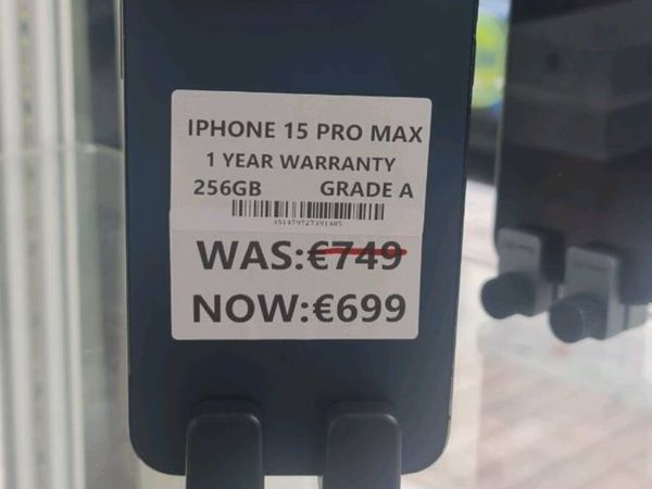 IPHONE 15 PRO MAX 256GB  Grade A 1 year warranty - Main image