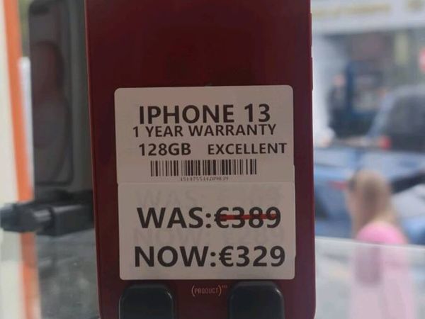 IPHONE 13 128GB EXCELLENT 1YEAR WARRANTY - Main image