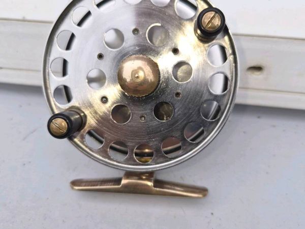 Old brass  chrome  fishing  real - Main image