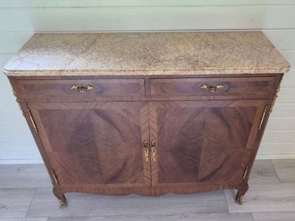 Antique Sideboard with Marble Top - Main image