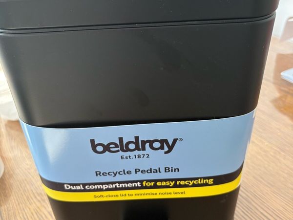 Black 5lt Bathroom Bin - Main image