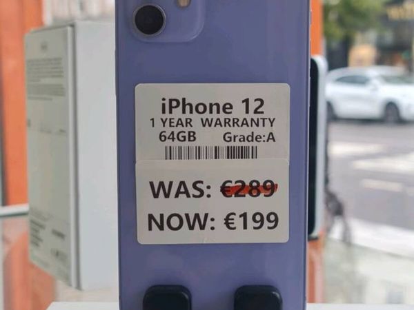 IPHONE 12 64GB Grade A 1 year warranty - Main image