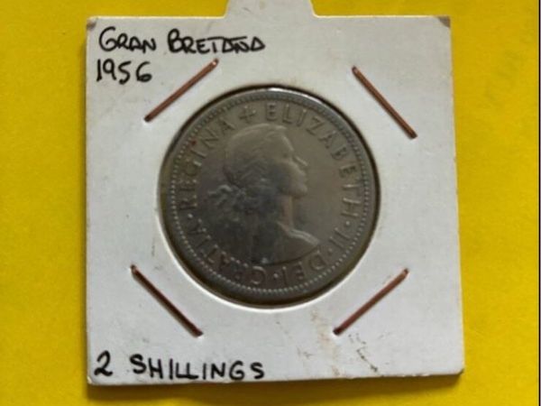 1956 UK Two Shillings - Main image