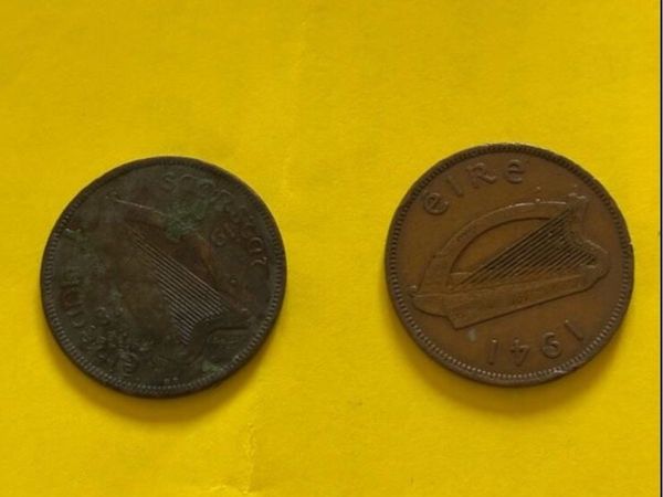 Irish Leath Phingin 1928/1942 - Main image