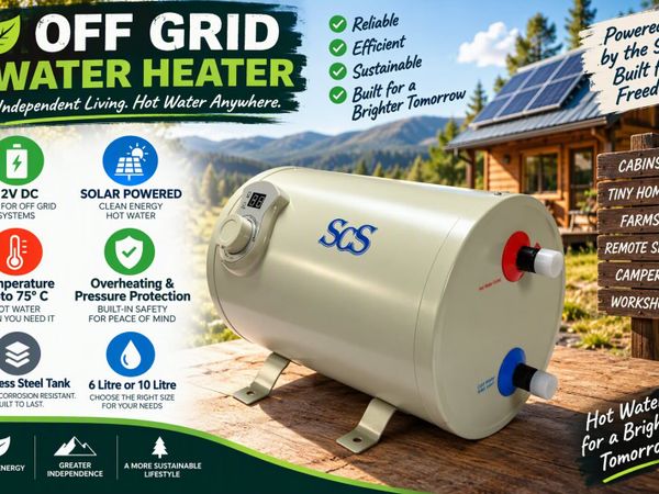 6 Litre 12V / 230V Insulated Water Heater - Main image