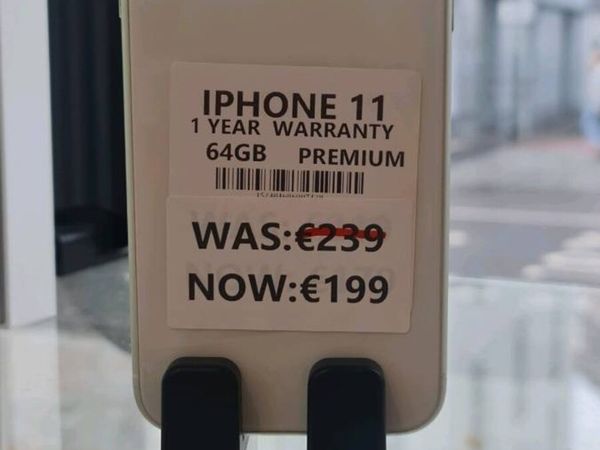 IPHONE 11 64GB  Premium 1YEAR WARRANTY - Main image