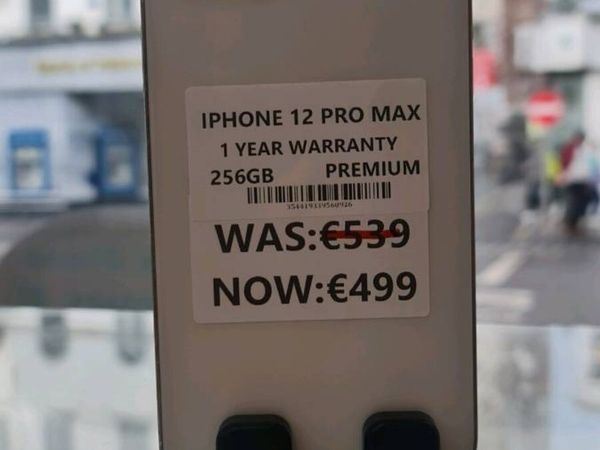 IPHONE 12Pro Max 256GB PREMIUM 1YEAR WARRANTY - Main image