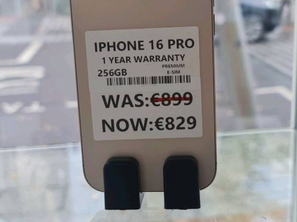 IPHONE 16 PRO 256GB PREMIUM 1YEAR WARRANTY - Main image