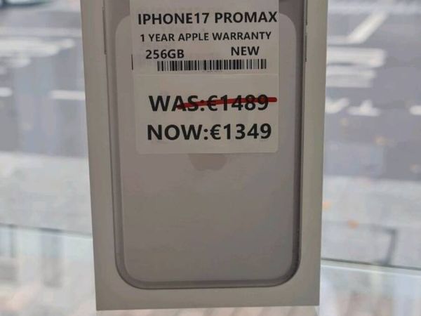 IPHONE 17 PRO MAX 256GB NEW 1YEAR WARRANTY - Main image
