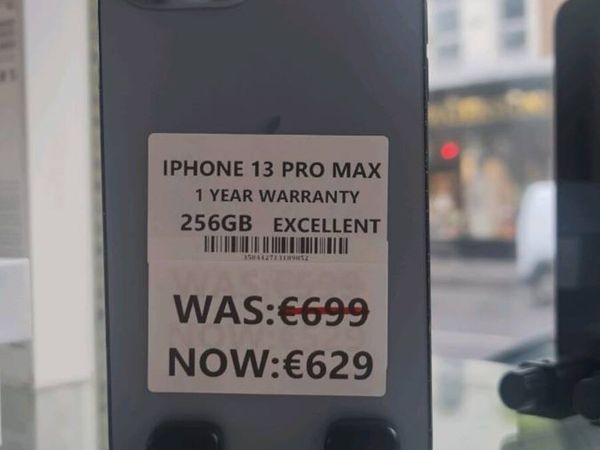 IPHONE 13 PRO MAX 256GB EXCELLENT 1YEAR WARRANTY - Main image