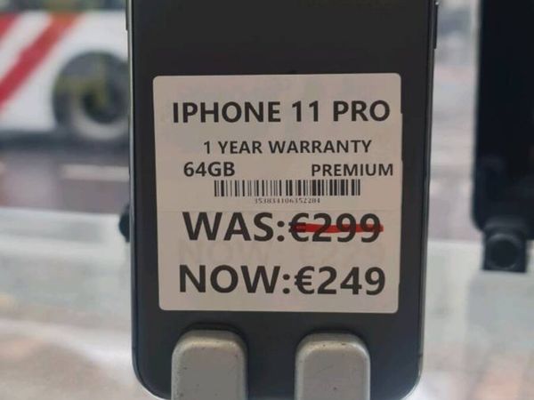 IPHONE 11 PRO 64GB PREMIUM  1YEAR WARRANTY - Main image