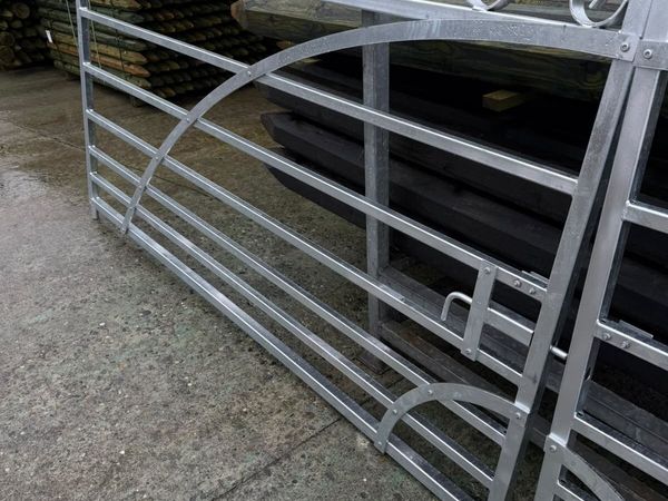 Galvanised Country Style Gates - Main image