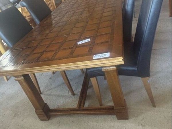 Tile top table no chairs - Main image