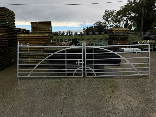 Galvanised Country Style Gates - Main image