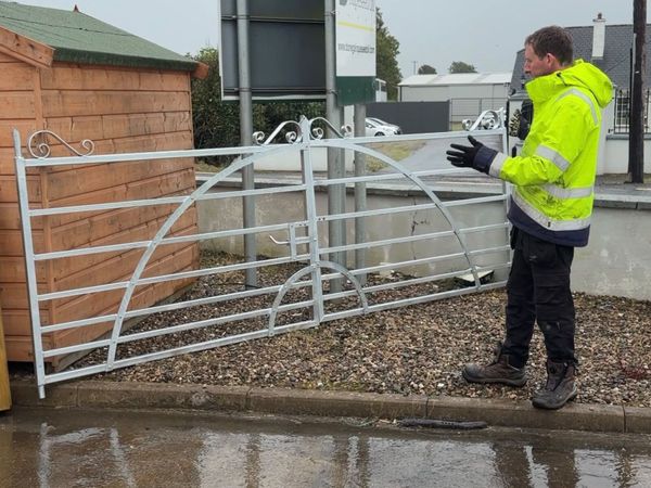 Galvanised Country Style Gates - Main image