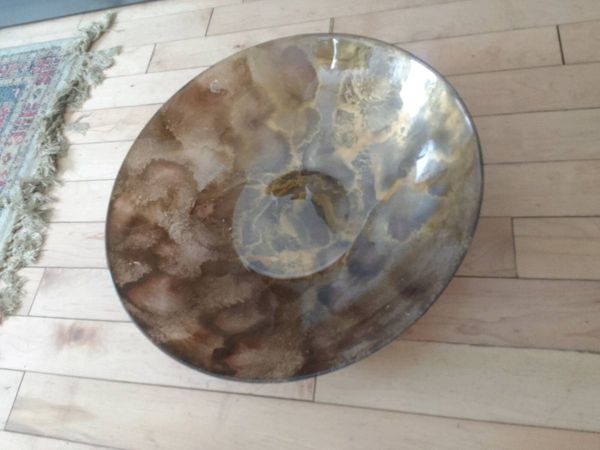 Art glass bowl  oversize 20 inch - Main image