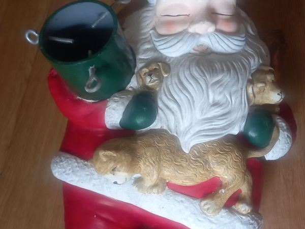 Vintage Santa tree holder - Main image
