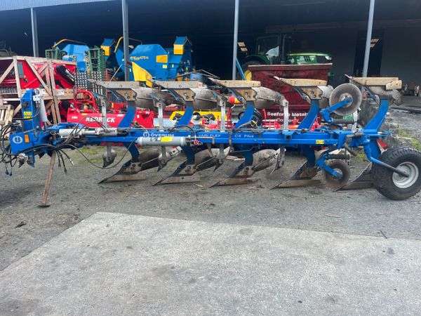 Used 5F Overum Variflex Reversible Plough - Main image