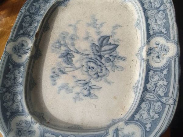 1850s charles meifh windsor platter - Main image