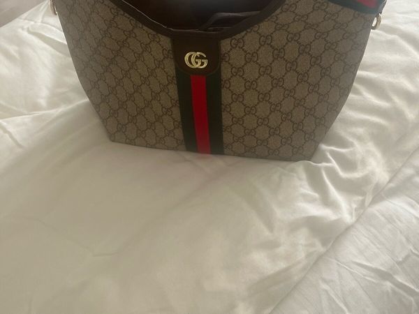 Small GG giglio canvas tote bag - Main image