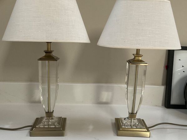 Pair of Laura ashley Carson crystal table lamps & - Main image