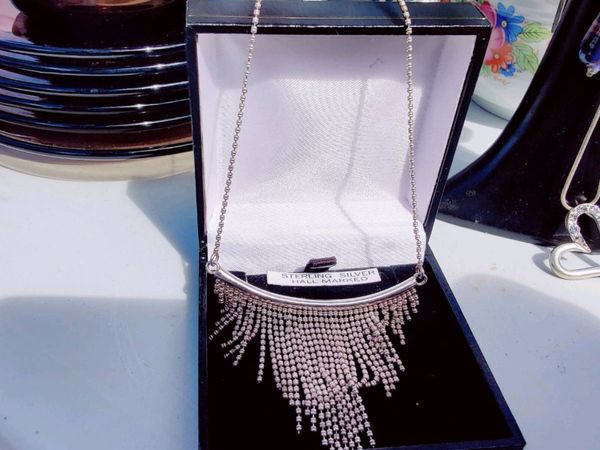 CHUNKY BEADY, 925 Silver 18"Unisex Heavy Necklace - Main image
