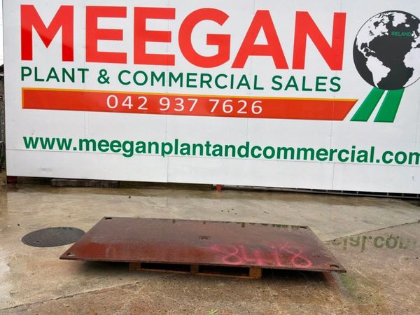 96 x 48 x 3/4 steel road trench plate..8418. - Main image