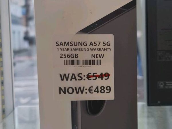 SAMSUNG A57 5G 256GB NEW  1YEAR WARRANTY - Main image