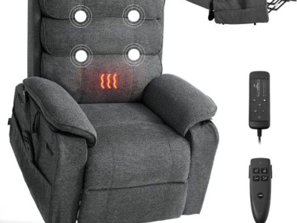 Power Lift Recliner Chair, Dual Motor, Medium - Main image