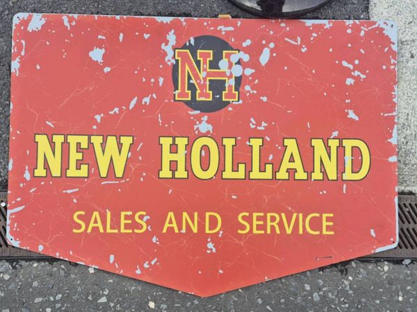 New Holland tractor sign - Main image