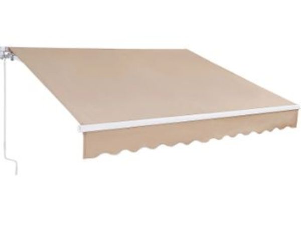 Manual Retractable Awning, 10 x 8 ft Outdoor - Main image