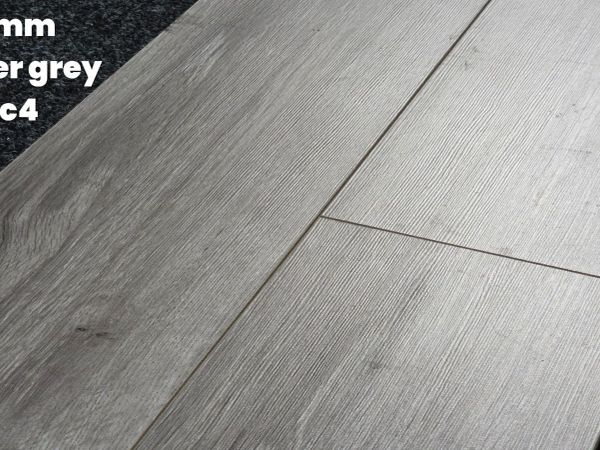 12mm Oyster Grey Laminate Flooring - Main image