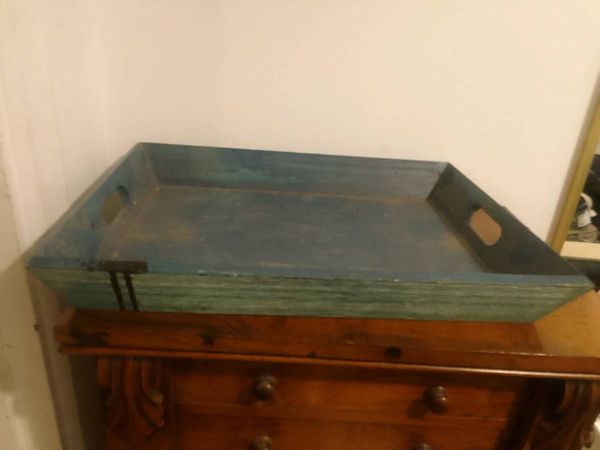 Vintage wood serving tray - Main image