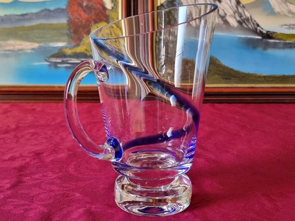 Kilkenny Cobalt Blue Swirl Glass Water Jug/Pitcher - Main image