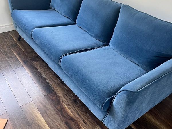 Blue 4 seater couch - Main image